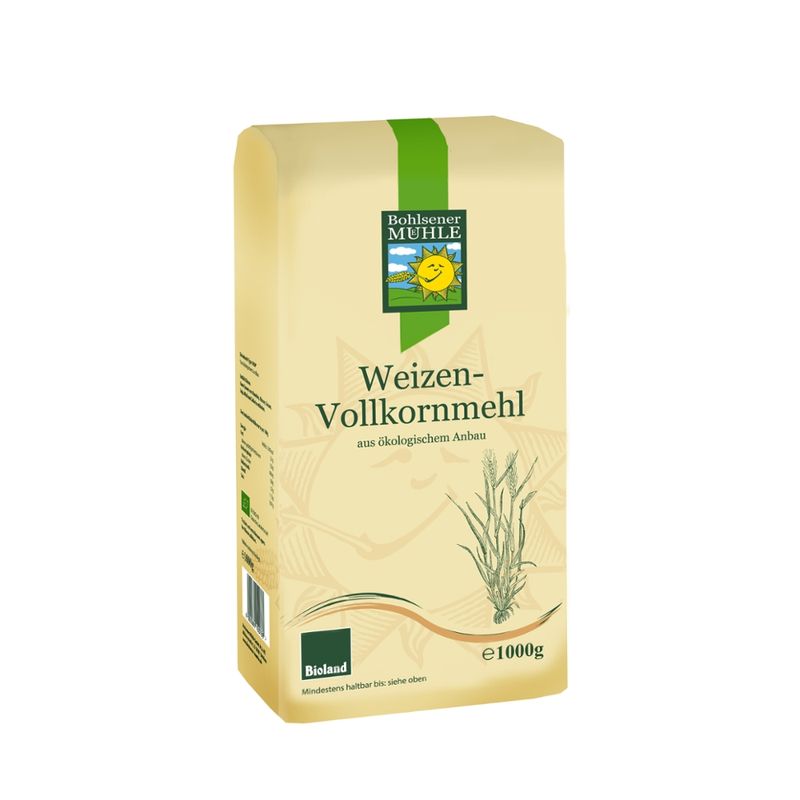 Bohlsener Mühle Weizenvollkornmehl - Produktbild