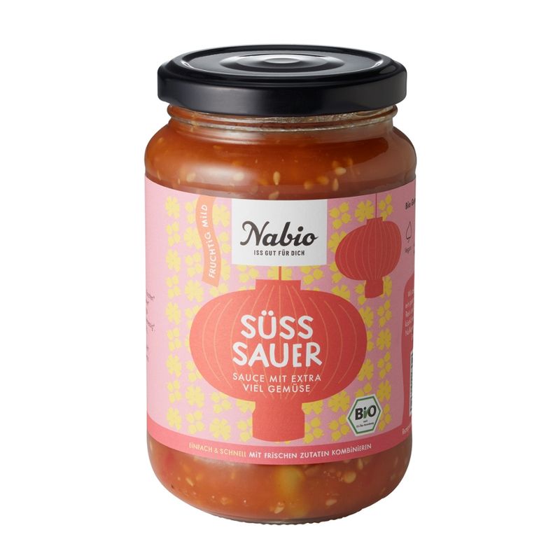 Nabio Nabio Asia Sauce Süss Sauer Sauce mit extra viel Gemüse - Produktbild