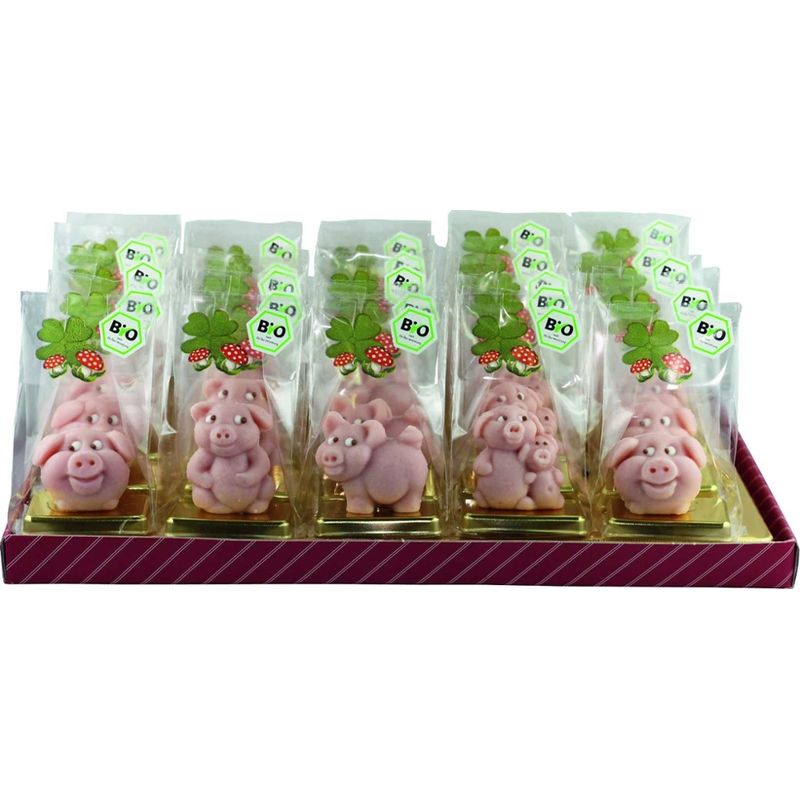 Funsch Marzipan BIO Sortiment "Schweinestars" - Produktbild