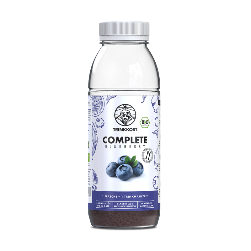 TRINKKOST TRINKKOST BIO COMPLETE Blueberry, 120 g Flasche rPET - Produktbild