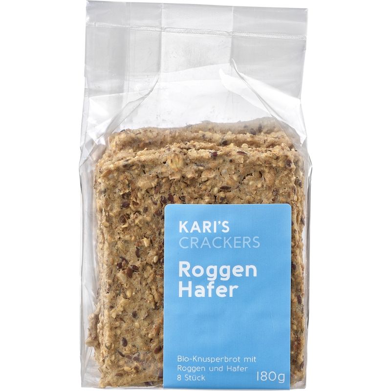 Kari's Crackers Kari's Cracker Roggen/Hafer - Produktbild