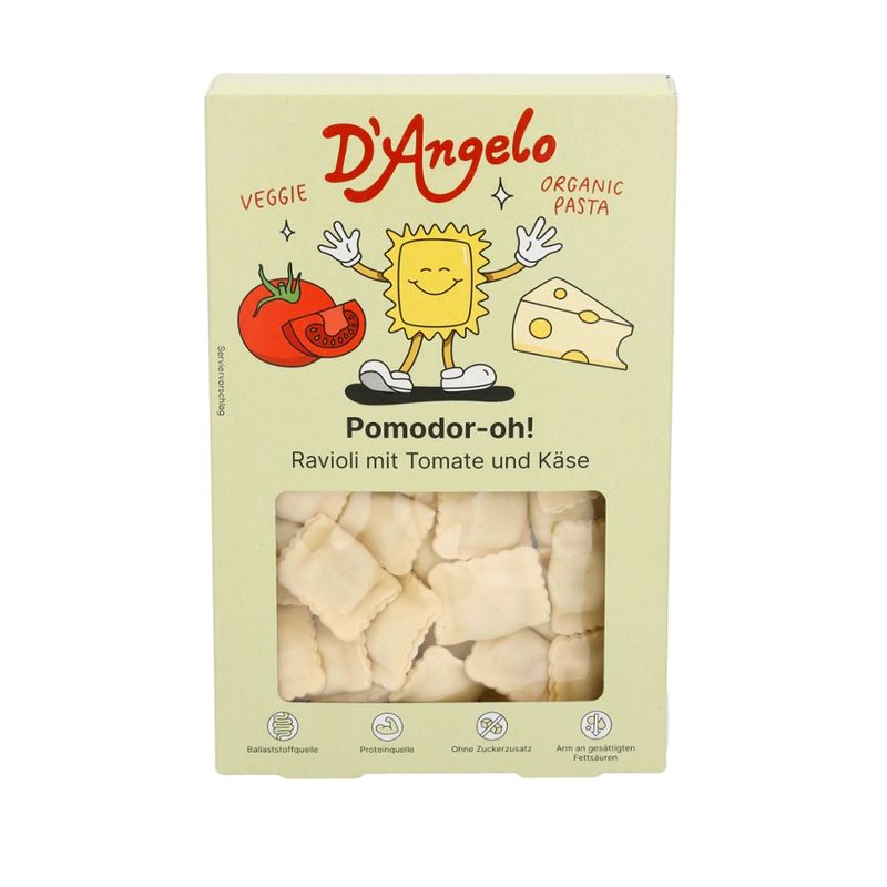 D´Angelo Ravioli mit Tomate-Käse-Füllung - Produktbild