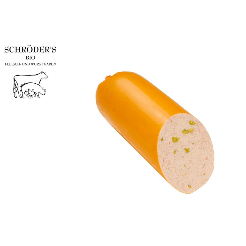 Schröder's Bio Fleisch- und Wurstwaren Geflügelmortadella 1/2 Stück ca. 350 g - Produktbild