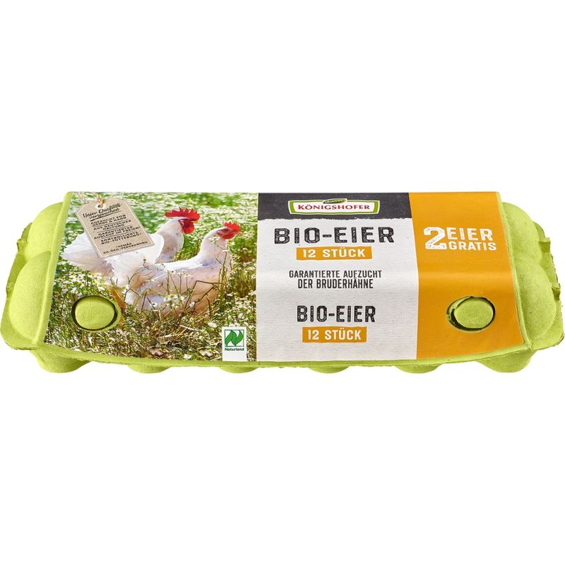 Königshofer Bruderhahn-Eier, 12 Stück, aus Deutschland - Produktbild