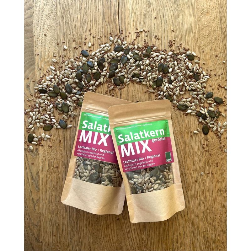 Lechtaler Kürbiskerne Salatkern-Mix 120g Bioland, bayerisches Biosiegel - Produktbild