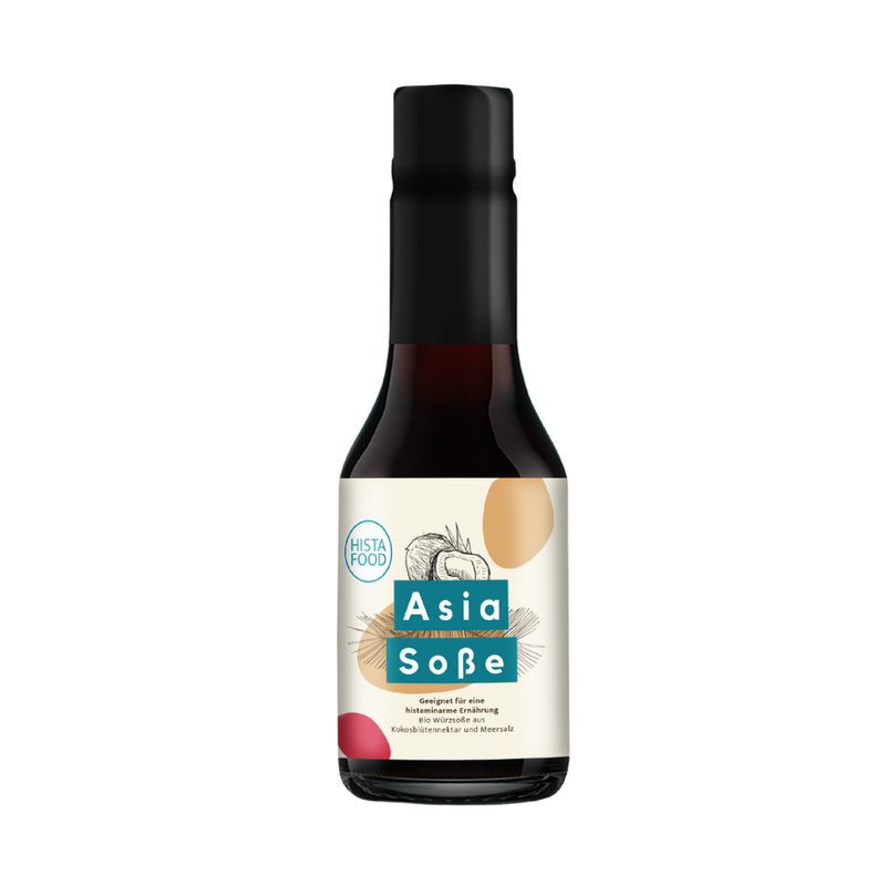 HistaFood Bio AsiaSoße (Coco Aminos) , sojafrei, geeignet für eine histaminarme Ernährung, glutenfrei, laktosefrei, vegan - Produktbild