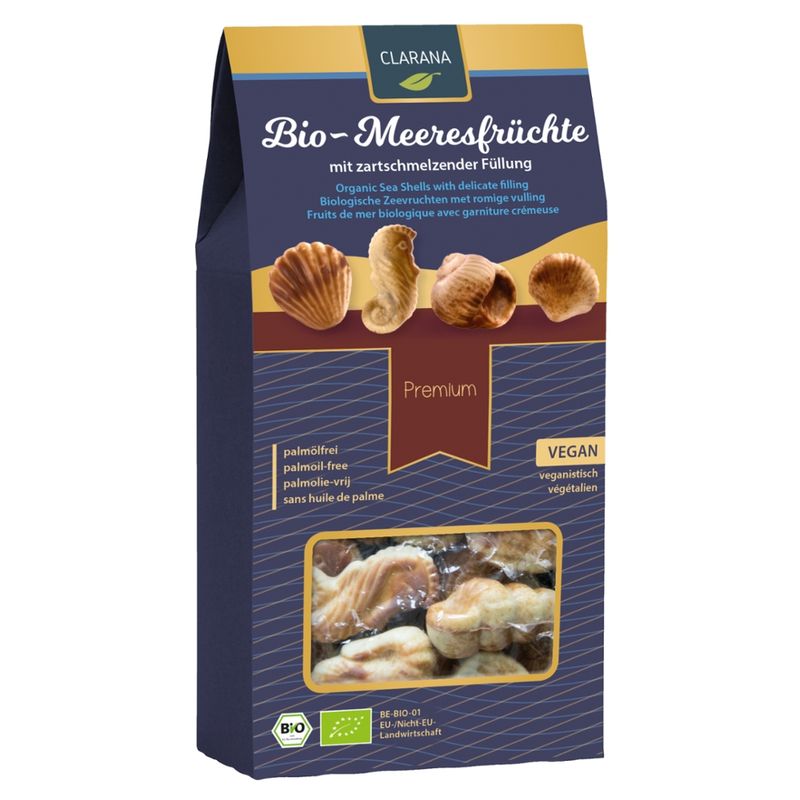 Clarana Clarana Bio-Meeresfrüchte mit zartschmelzender Füllung - Produktbild