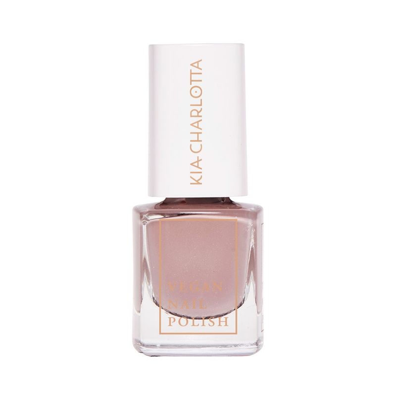 Kia-Charlotta Kia-Charlotta, Veganer Nagellack Courageous (Taupe), Bis zu 87% natürlich, 100% pflanzliche Lösungsmittel, Zertifiziert Vegan, Made in Germany, Premium Qualität, 5ml - Produktbild