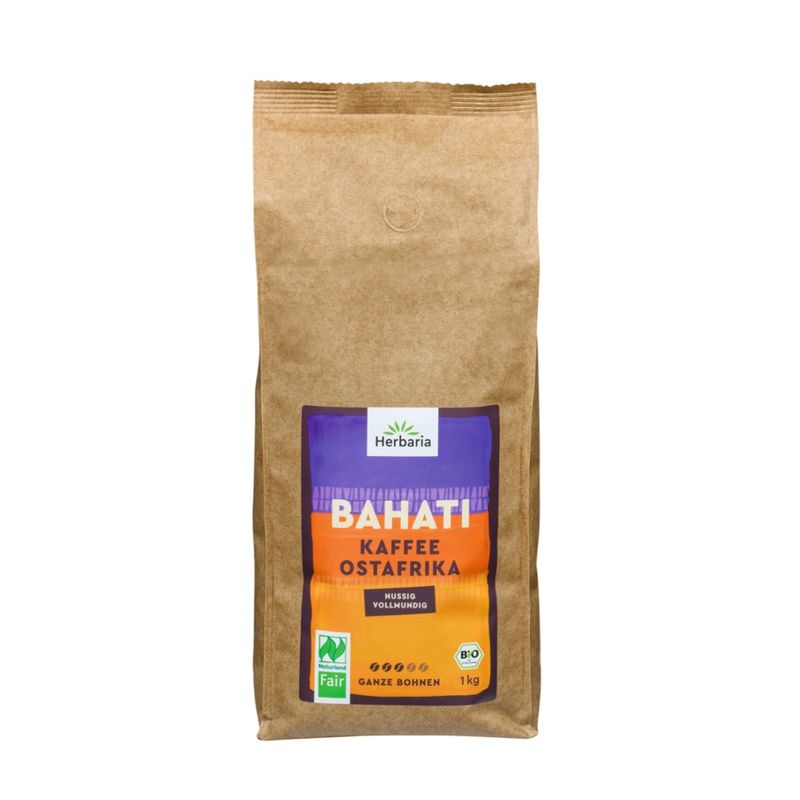 HERBARIA Bahati Kaffee ganze Bohne bio - Produktbild