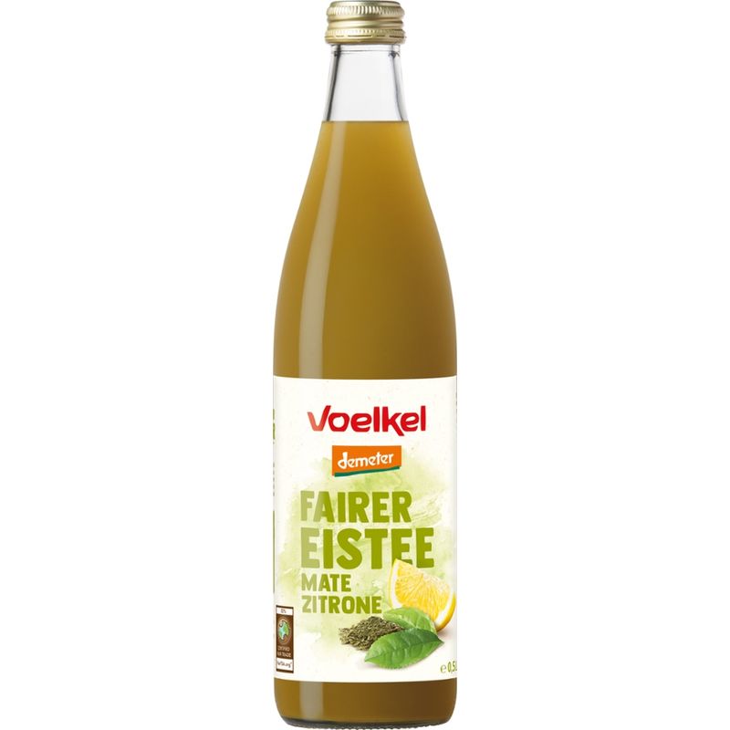 Voelkel Fairer Eistee Mate Zitrone - Produktbild
