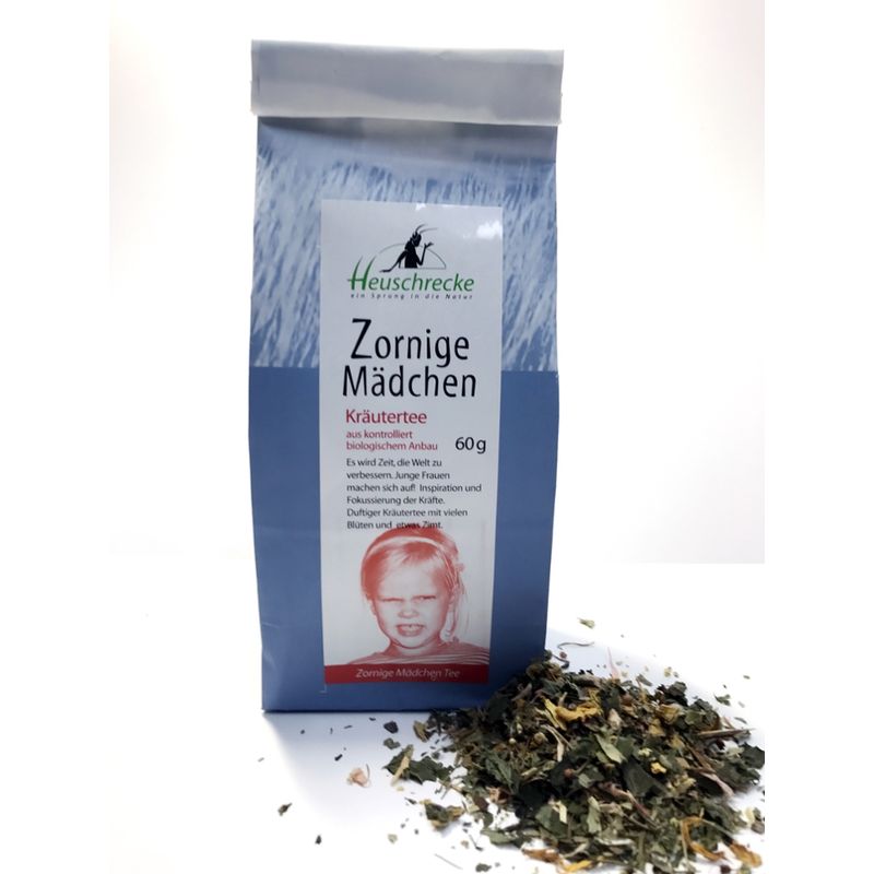 Heuschrecke Zornige Mädchen, Kinder- und Jugendtee, Kräutertee, kbA - Produktbild