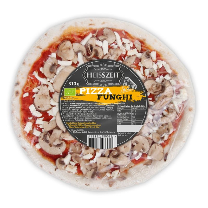 HEISSZEIT Pizza Funghi - Produktbild