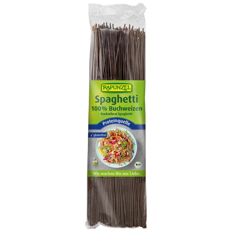 Rapunzel Buchweizen-Spaghetti, Getreidespezialität aus Vollkorn-Buchweizenmehl - Produktbild