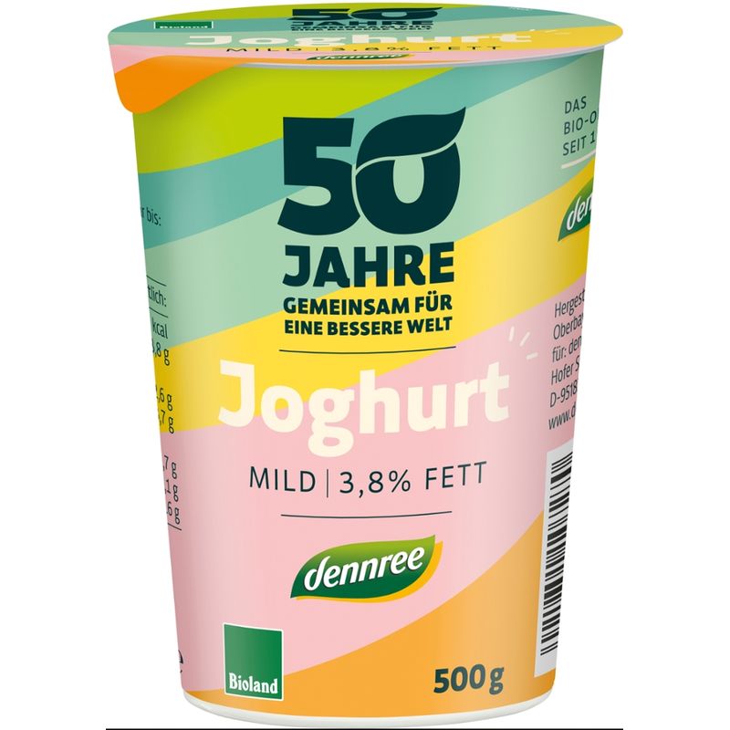 dennree Joghurt mild, 3,8% Fett - Produktbild