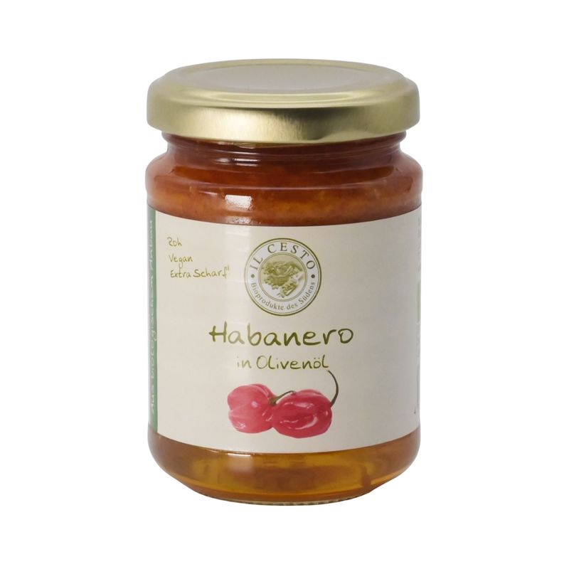 Il Cesto Habanero in Olivenöl Extra scharf - Produktbild