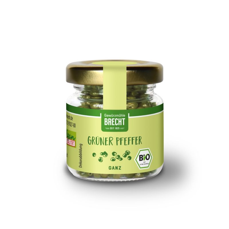 Gewürzmühle Brecht Pfeffer grün ganz - Produktbild