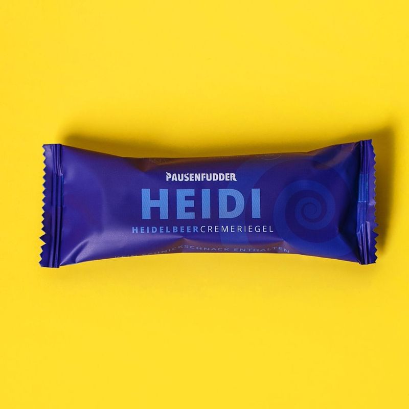 Pausenfudder Pausenfudder - Heidi - Heidelbeercremeriegel - Produktbild