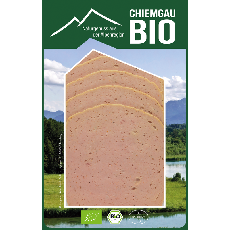 Chiemgau Bio Bio-Leberkäs geschnitten 70 g - Produktbild