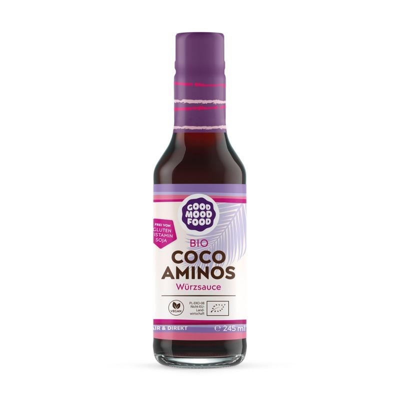 goodmoodfood Coco Aminos Würzsauce 245ml - vegan, gluten-, soja-, histaminfrei - Produktbild