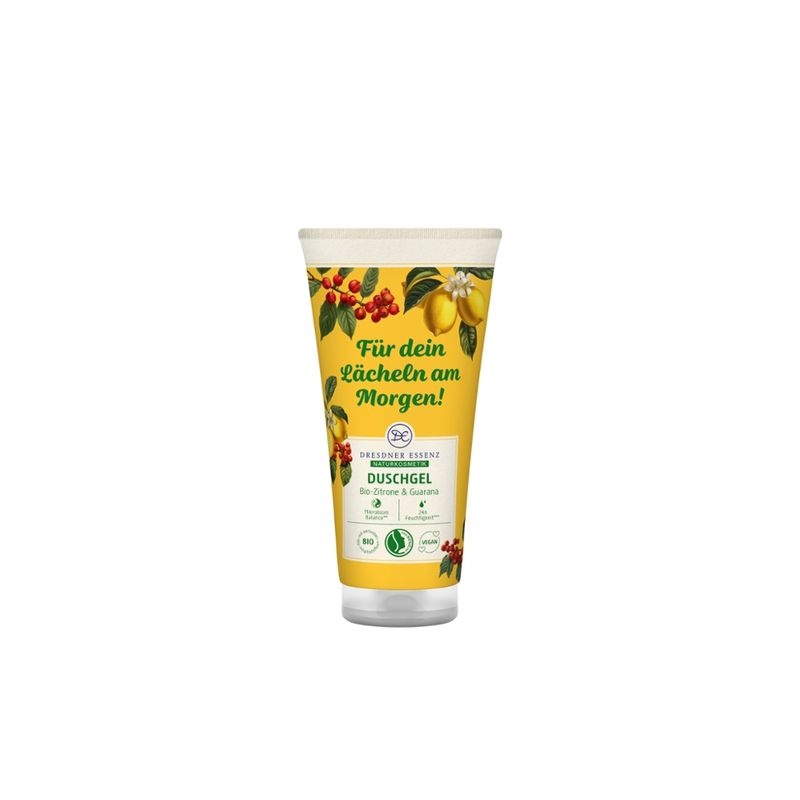 Dresdner Essenz DE Duschgel Bio-Zitrone & Guarana 200ml - Produktbild
