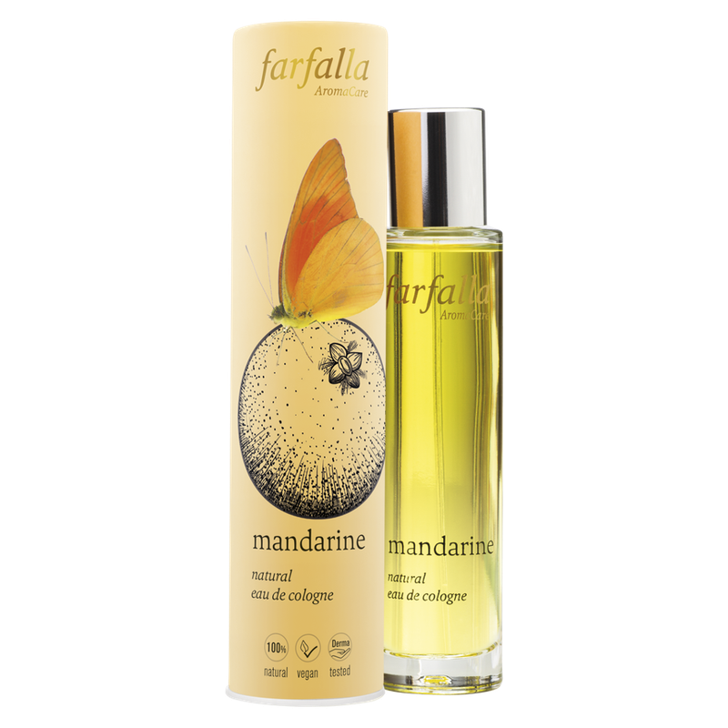 farfalla mandarine, natural eau de cologne, 50ml - Produktbild