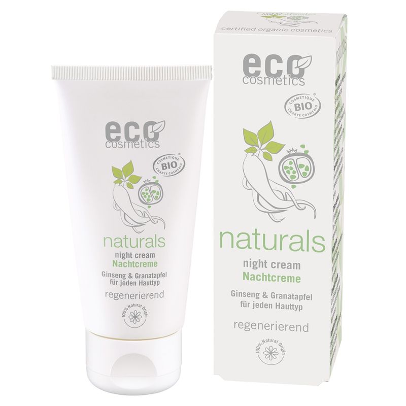 eco cosmetics Nachtcreme mit Ginseng und Bio Granatapfel - Produktbild