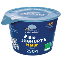 250g Bioland Naturjoghurt stichfest Kuh und Kalb - Produktbild