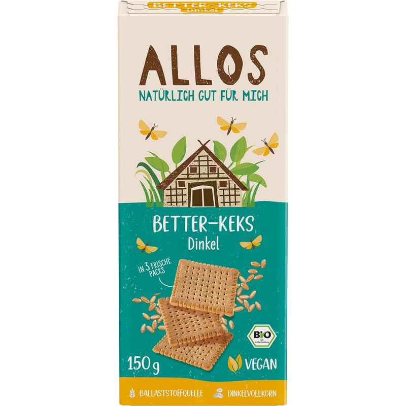 Allos Better-Keks Dinkel - Produktbild