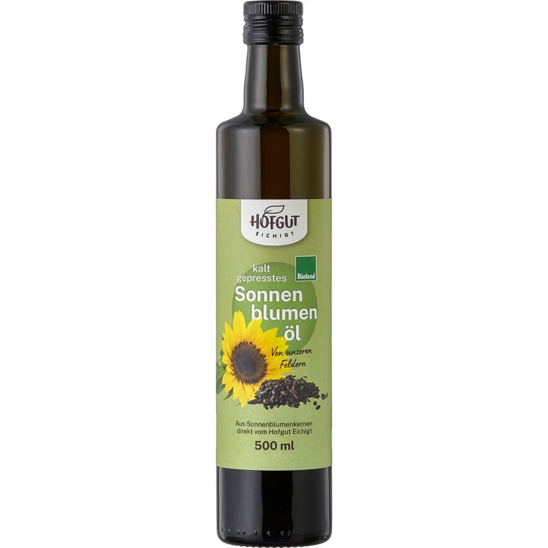 Hofgut Eichigt  kalt gepresstes Sonnenblumenöl - Produktbild