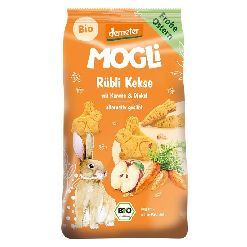 Mogli Rübli Kekse mit Karotte und Dinkel - Produktbild