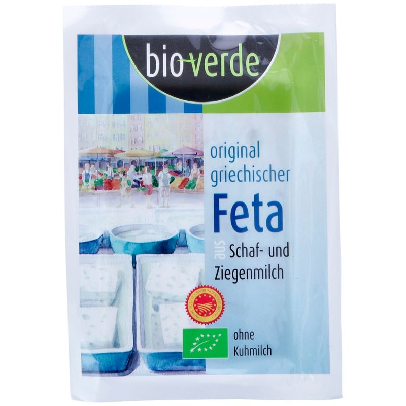 bio-verde Original griechischer Feta, vakuumverpackt, 180 g - Produktbild