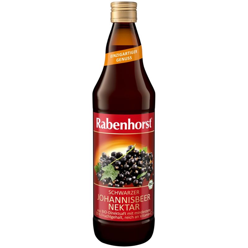 Rabenhorst Schwarzer Johannisbeer-Nektar BIO - Produktbild