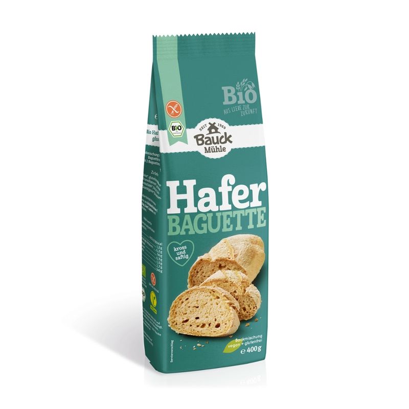 Bauck Mühle Hafer Baguette 400g Bio gf - Produktbild