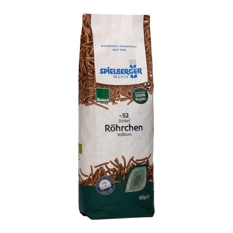 Spielberger Mühle Dinkel Röhrchen, vollkorn, bioland - Produktbild