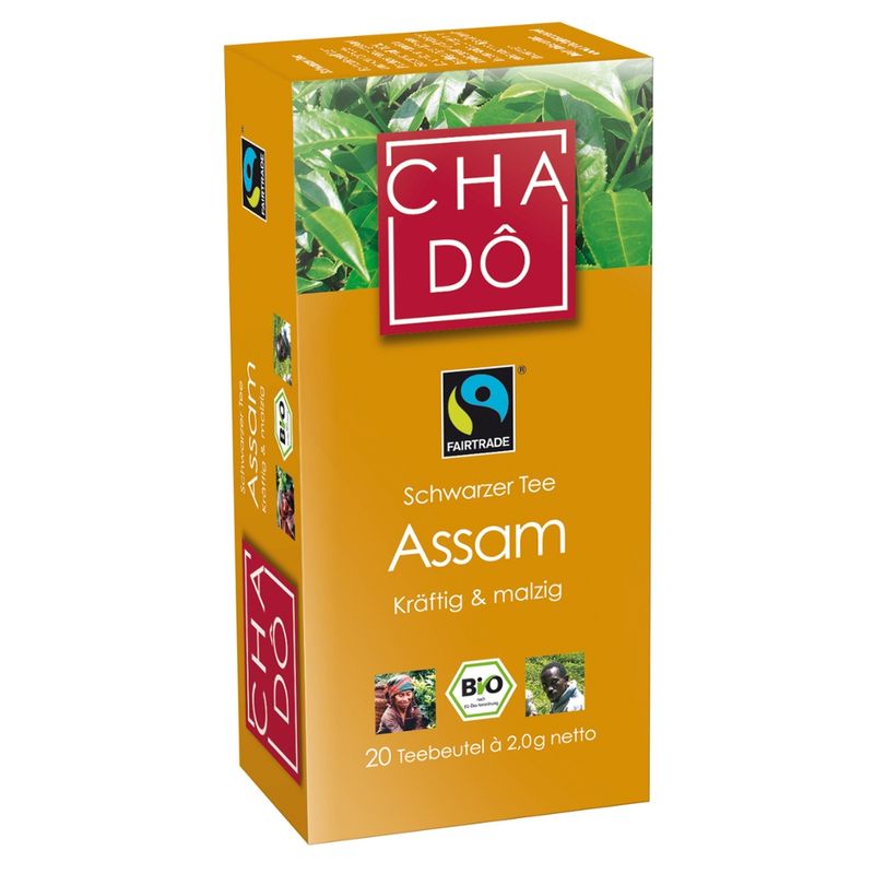 Cha Dô Fairtrade Assam Teebeutel 20x2g - Produktbild