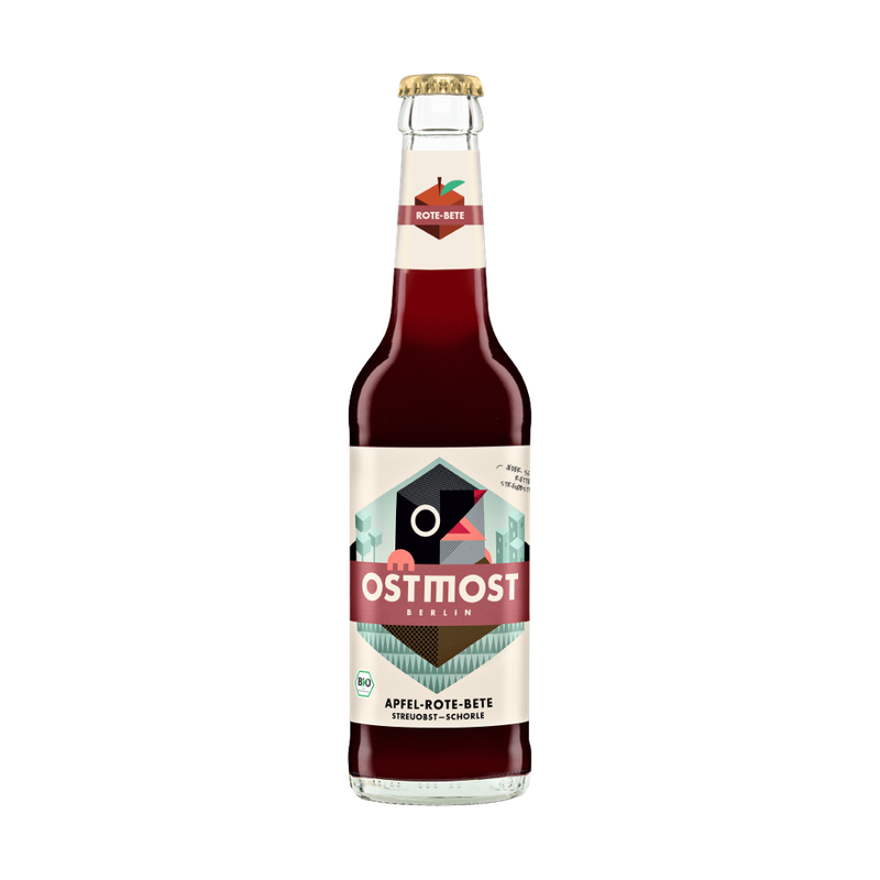 OSTMOST OSTMOST Bio Apfel-Rote-Bete Streuobstschorle - Produktbild