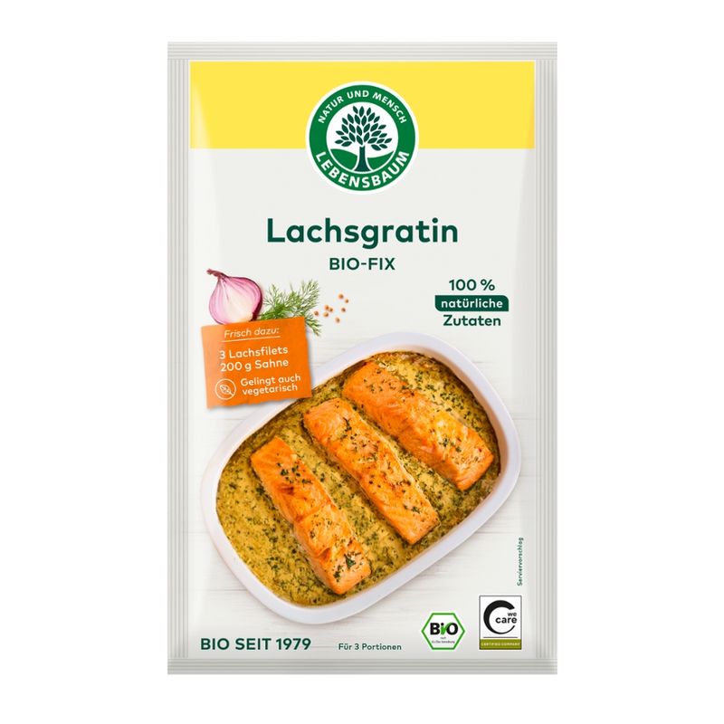 LEBENSBAUM Lachsgratin Bio Fix - Produktbild