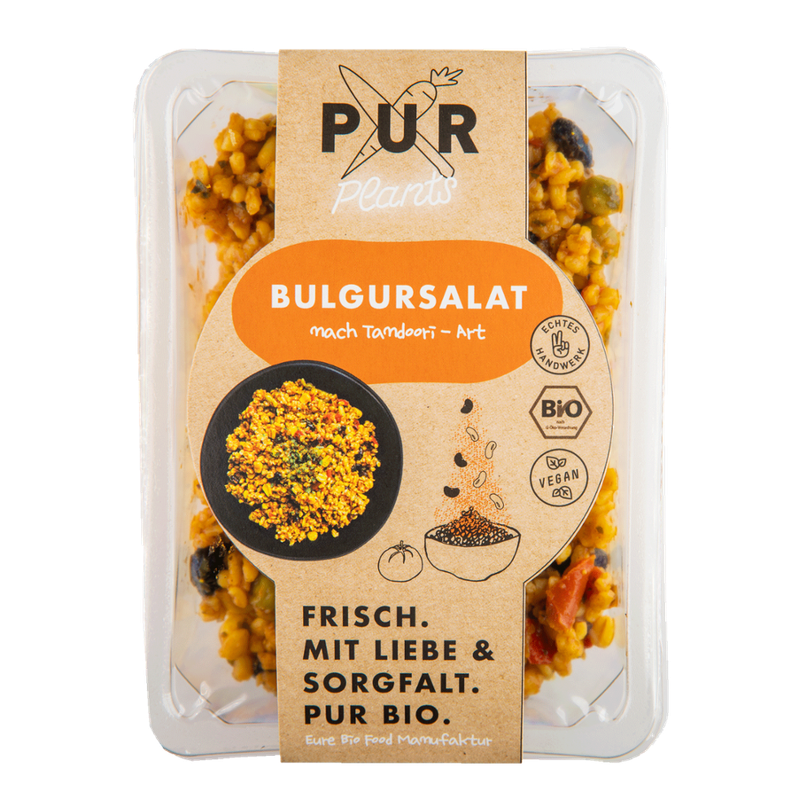 PUR Bio-Manufaktur Bulgursalade met groenten in currykruiden marinade - Produktbild
