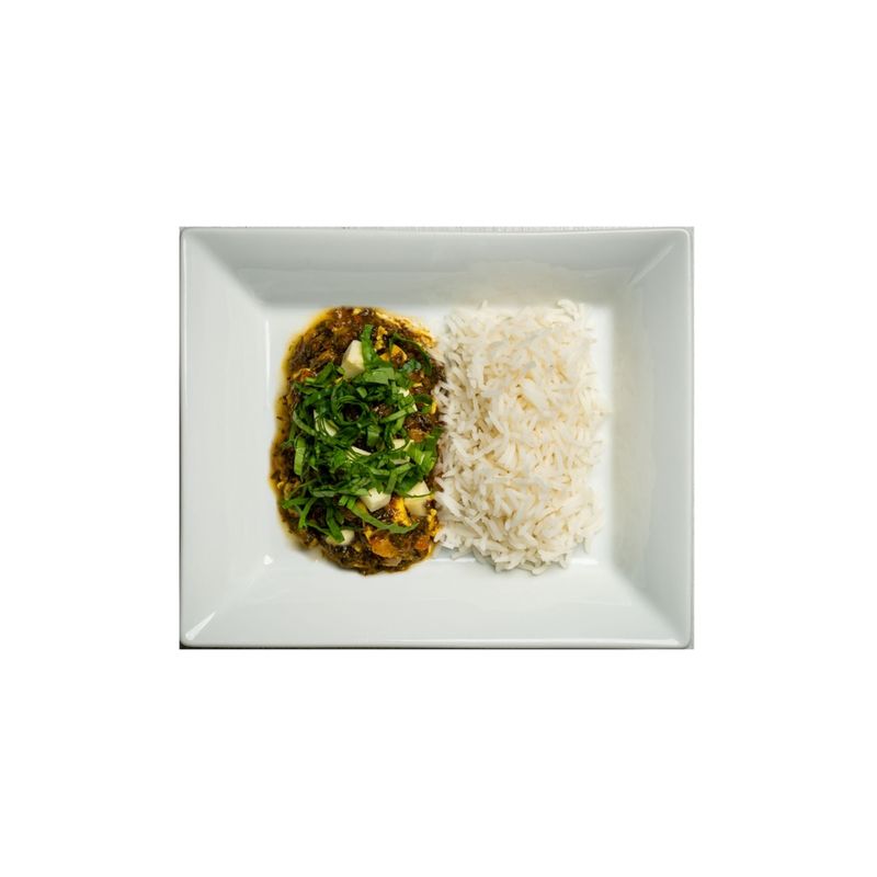 Kitchen-Combo Bowl Palak Paneer mit Basmatireis - Produktbild