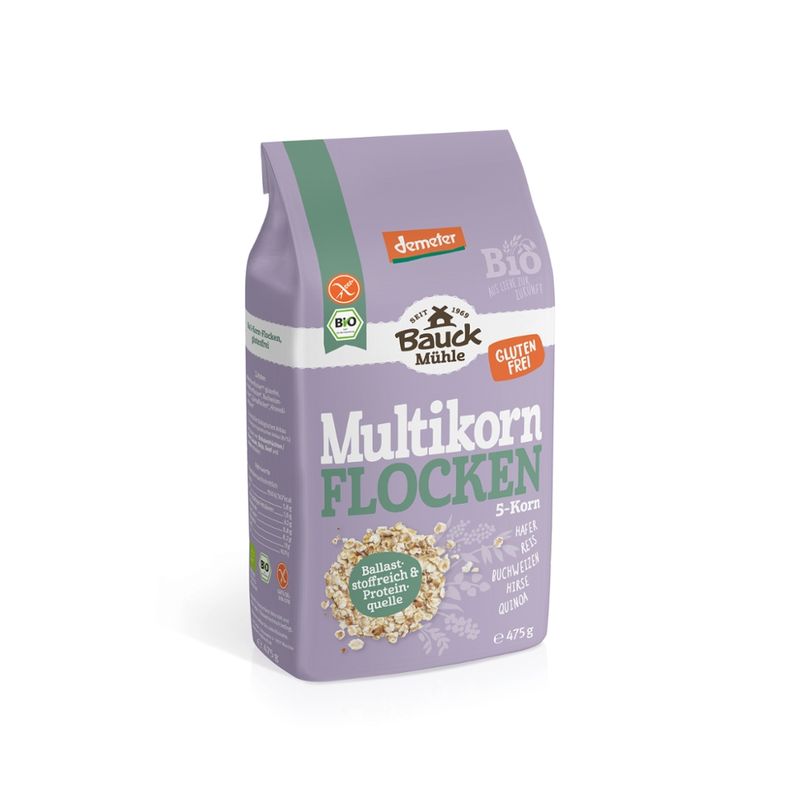 Bauck Mühle Multiflocken 5-Korn Demeter glutenfrei - Produktbild