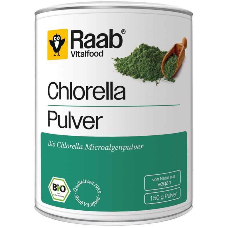 Raab Vitalfood Bio Chlorella Pulver - Produktbild