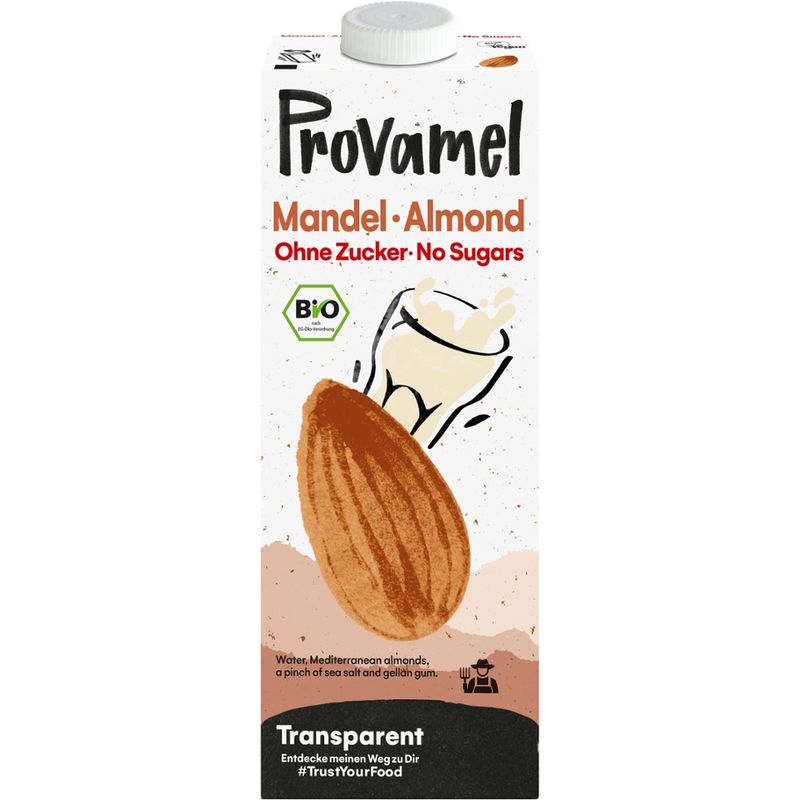 Provamel Provamel Bio Mandeldrink Ohne Zucker - Produktbild