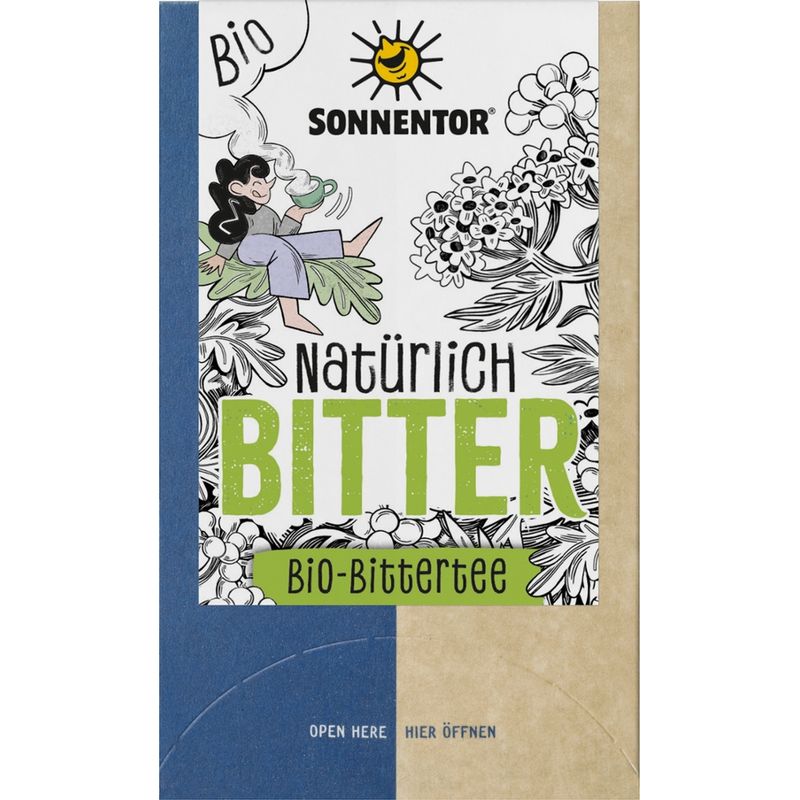 Sonnentor Bittertee Natürlich BITTER, Doppelkammerbeutel - Produktbild