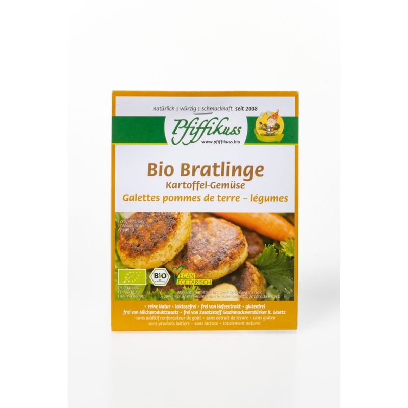 Pfiffikuss Gutes von der Reichenau Bio Kartoffel-Gemüse-Bratling 110g Beutel - Produktbild