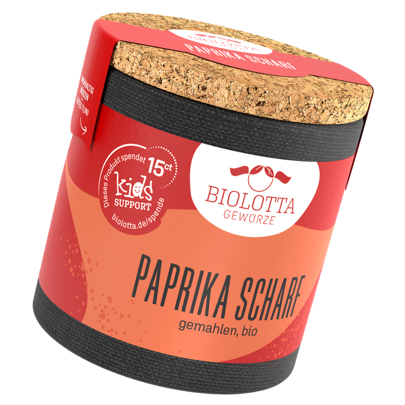 Biolotta Biolotta Korkdose Paprika scharf gemahlen, bio - Produktbild