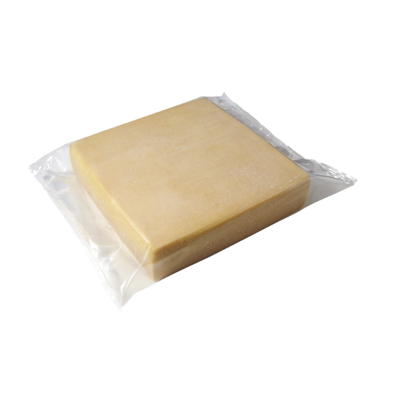 InterCheese 101039_Raclette Suisse "Bio VK", Laib eckig ca. 6 kg, gewaschen vakuumiert - Produktbild