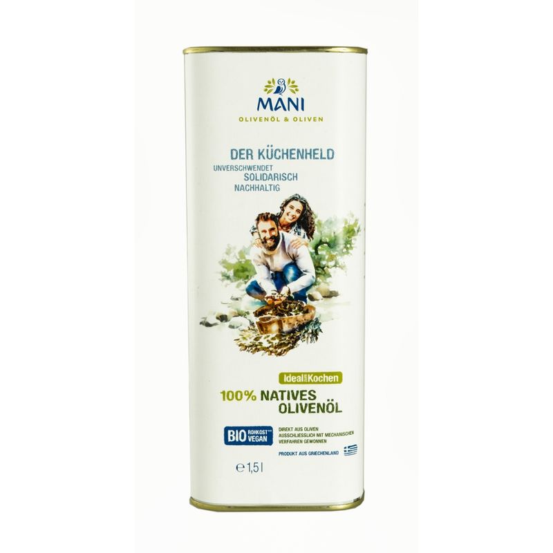 MANI® MANI, 100% natives Olivenöl, bio - Produktbild