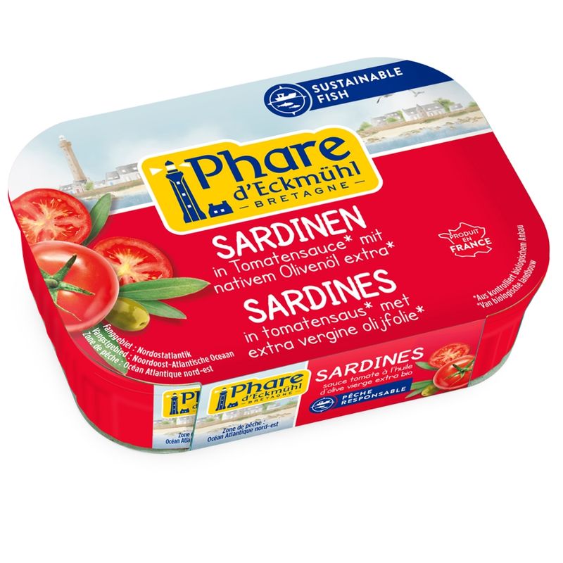 Phare d´Eckmühl Sardinen mit Tomaten und Olivenöl - Produktbild