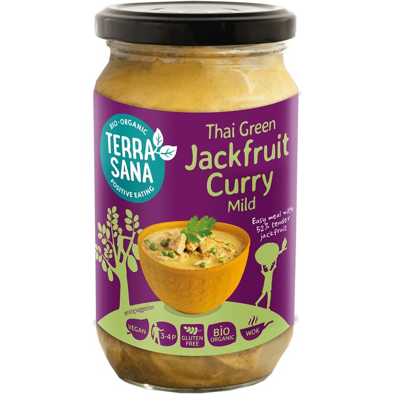 TerraSana Grünes Thai-Curry mit Jackfrucht - Produktbild