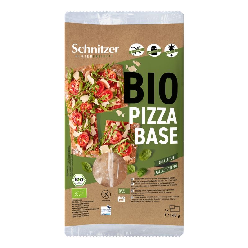 Schnitzer GLUTENFREIHEIT Bio Pizza Base - Produktbild